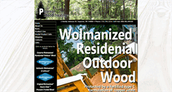 Desktop Screenshot of petersonwoodtreating.com